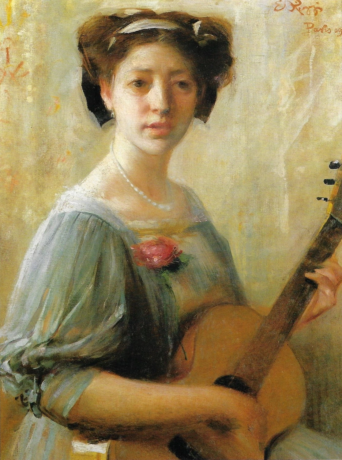Donna con la chitarra, 1909
